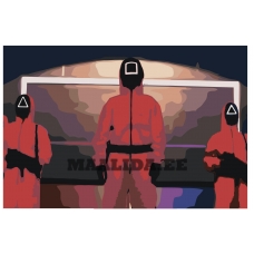 Maalid numbrite järgi "Squid Game" 8@E.-U0149