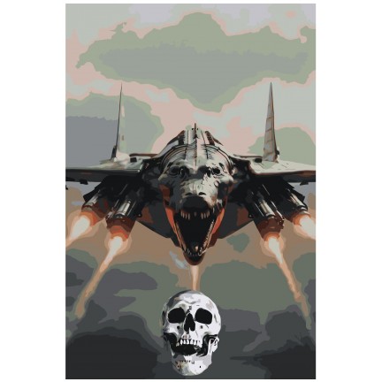 Maalid numbrite järgi "Bombardiro Crocodilo" 8@E.-U0160