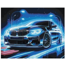 Maalid numbrite järgi "Neon BMW" 8@E.-U0161