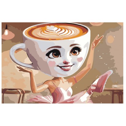 Maalid numbrite järgi "Ballerina Cappuccina" 8@E.-U0168