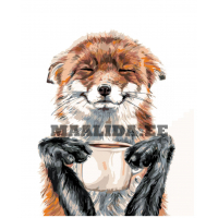 Maalid numbrite järgi "Rebane kohviga" A471