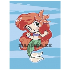 Maalid numbrite järgi "The Little Mermaid" A5II-30AF008