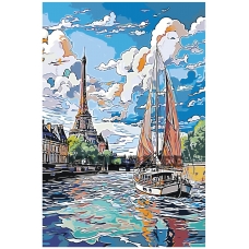 Maalid numbrite järgi "Paris"A5II-60AFI035