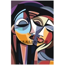 Maalid numbrite järgi "Faces" A5II-60AFI067