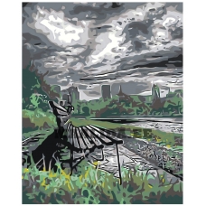 Maalid numbrite järgi "Cloudy Day" A5II-AF050