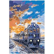 Maalid numbrite järgi "Train" A5II-AF1156