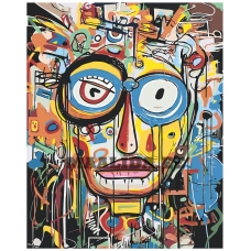 Maalid numbrite järgi "Unusual Face" A5II-AF1392