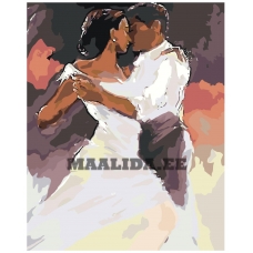 Maalid numbrite järgi "The dance"  A5II-AF1409