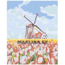 Maalid numbrite järgi "Poppy Field" A5II-AF1414