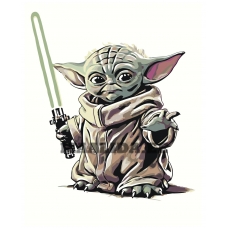 Maalid numbrite järgi "Baby Yoda" A5II-AF1439