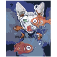 Maalid numbrite järgi "The Hungry Sphinx" A5II-AF2203