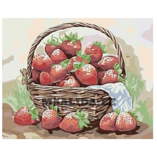 Maalid numbrite järgi "Basket of Strawberries" A5II-AF2218