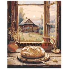 Maalid numbrite järgi "Village bread" A5II-AN24
