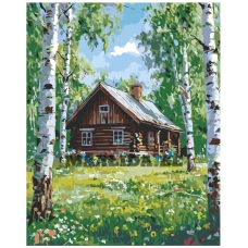 Maalid numbrite järgi "Little House in the Village" A5II-AN27