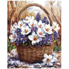 Maalid numbrite järgi "Bouquet in a basket" A5II-AN35