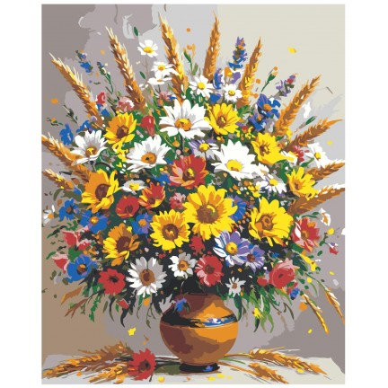 Maalid numbrite järgi "A gorgeous bouquet" A5II-AN43