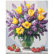 Maalid numbrite järgi "Lilacs in a Vase" A5II-AN44