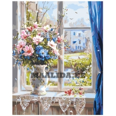 Maalid numbrite järgi "Kimp aknalaual" A5II-AN46