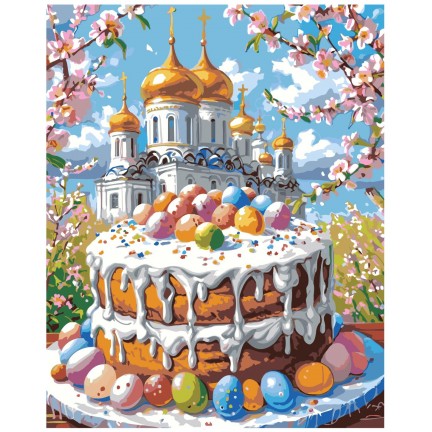 Maalid numbrite järgi "Easter cake" A5II-AN65