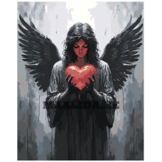 Maalid numbrite järgi "Angel Heart" A5II-AN7