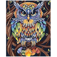 Maalid numbrite järgi "Colorful Owl" A5II-GX30560