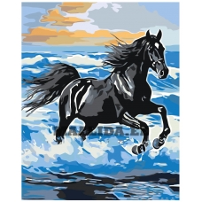 Maalid numbrite järgi "Black Horse" A5II-JP01090