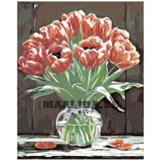 Maalid numbrite järgi "Red tulips" A5II-NK641
