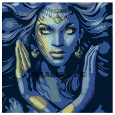 Maalid numbrite järgi GPZE-last40x40bleuwoman