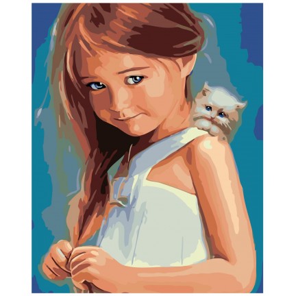 Maalid numbrite järgi KTMK-girlwithcat