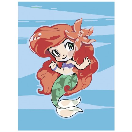 Maalid numbrite järgi "The Little Mermaid" A5II-30AF008