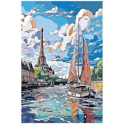 Maalid numbrite järgi "Paris"A5II-60AFI035