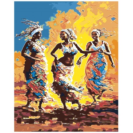 Maalid numbrite järgi "African American Women" A5II-AF1197