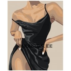 Maalid numbrite järgi "Little Black Dress" A5II-AF2213
