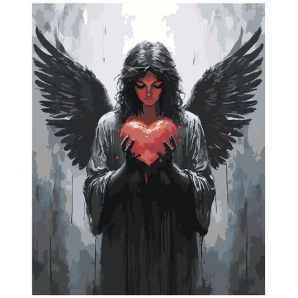 Maalid numbrite järgi "Angel Heart" A5II-AN7